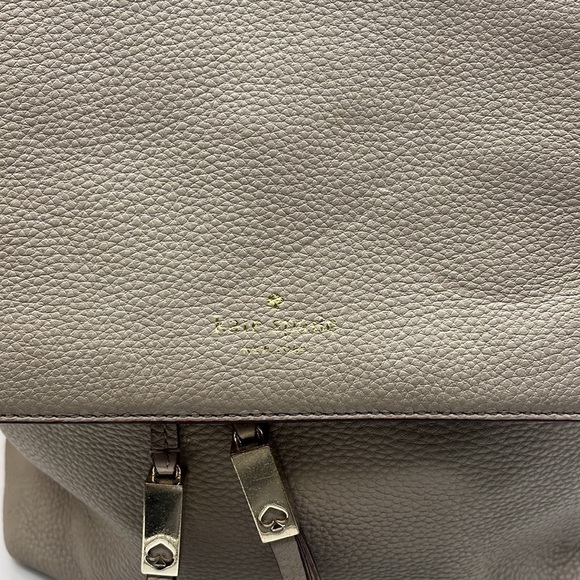 Kate Spade Vintage Tan /Taupe Sinch Pebble Leather Backpack MCB2086L main image 9